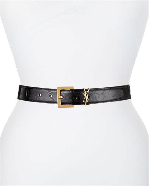 leather woven ysl belt|ysl belt size chart.